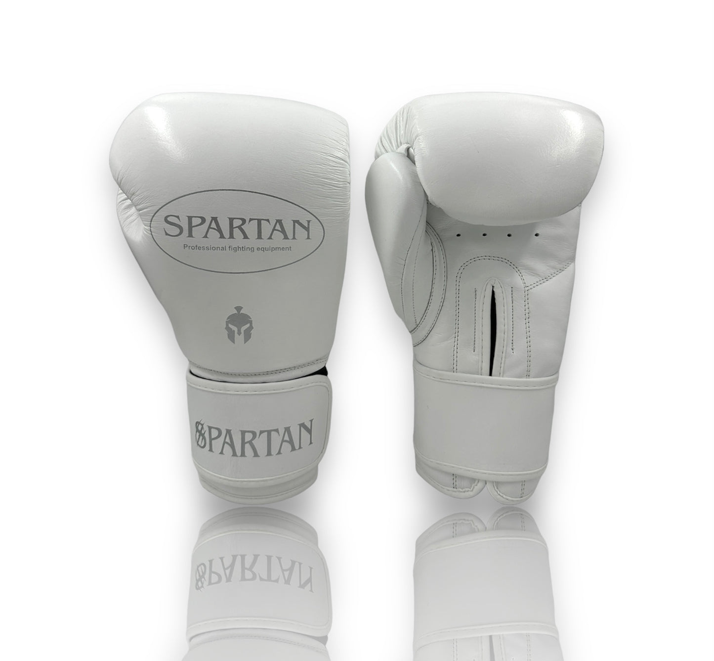 GUANTES SPARTAN - BLANCOS - VELCRO