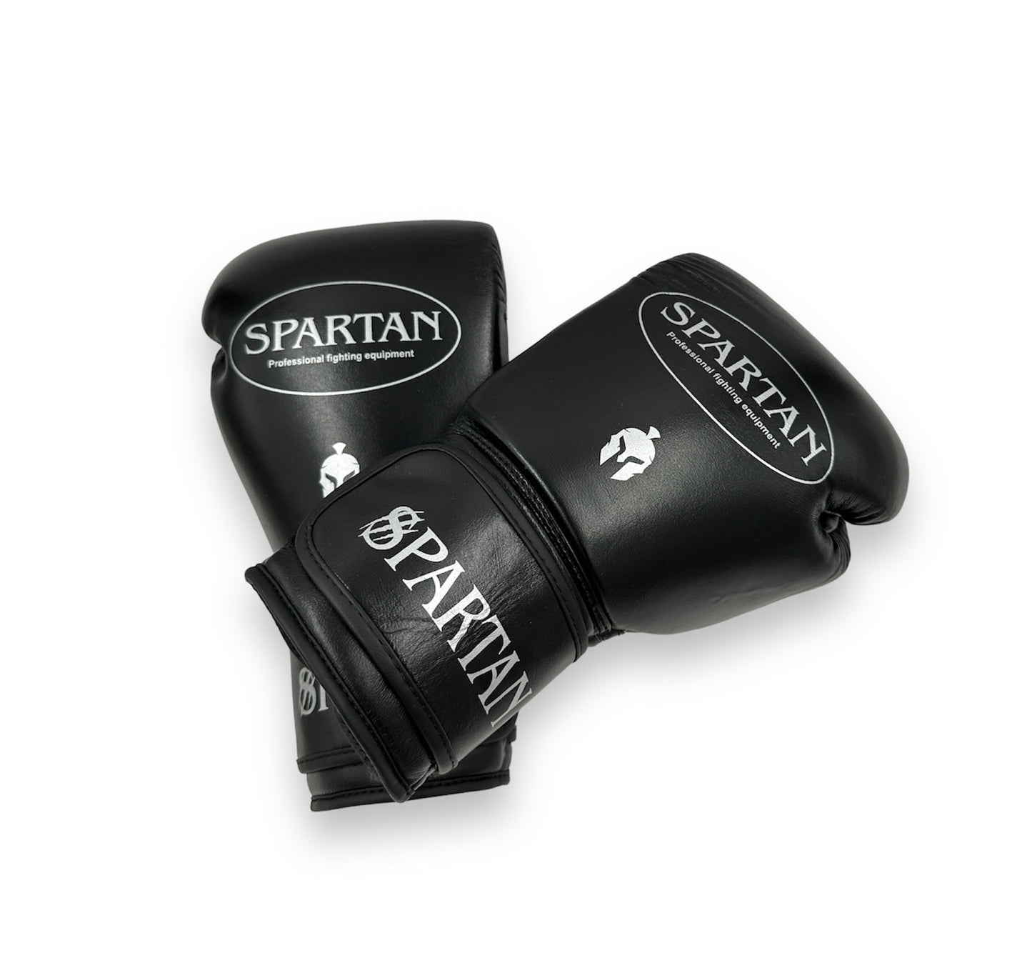 GUANTES SPARTAN - NEGROS - VELCRO