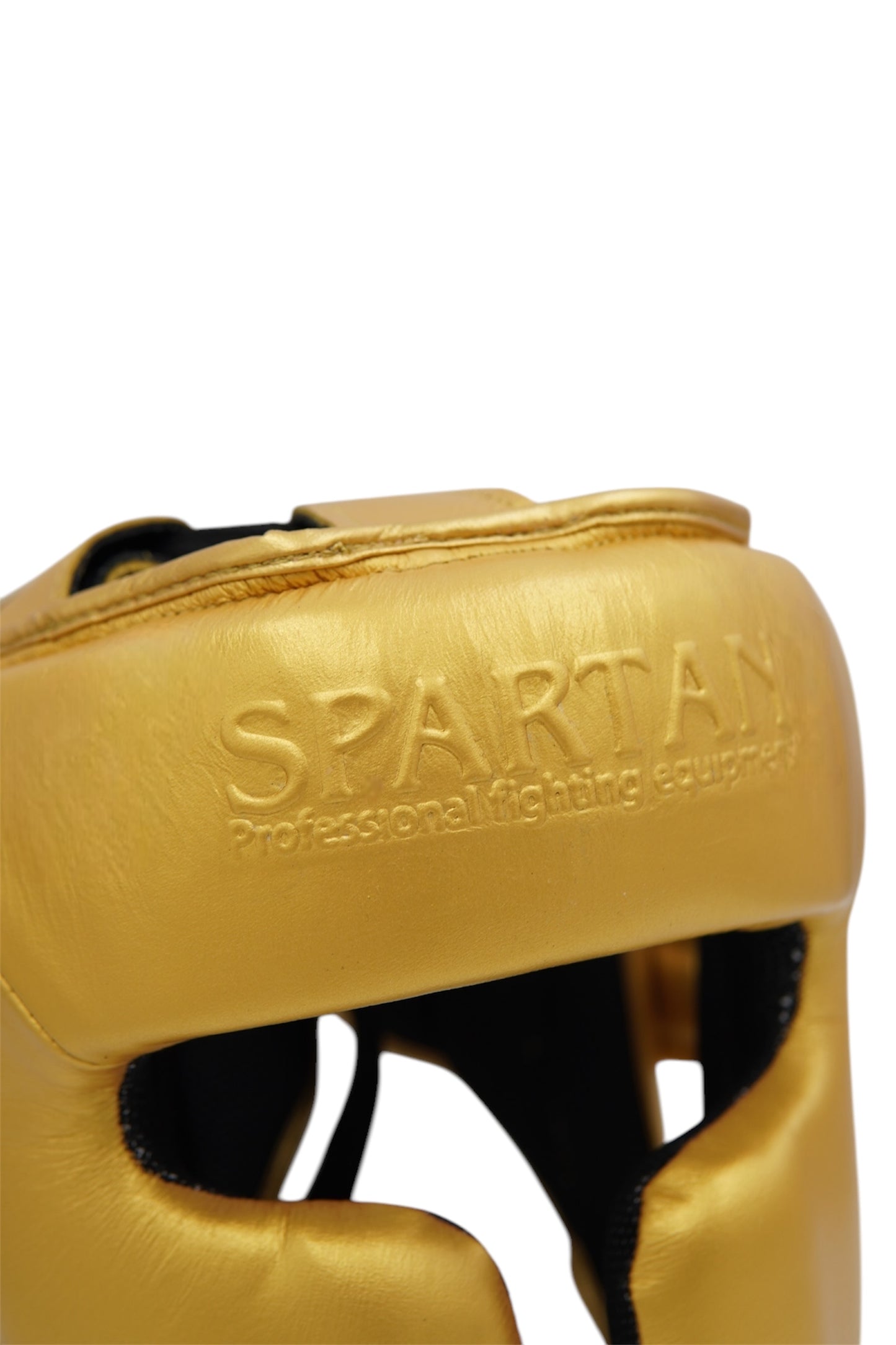CASCO PROTECTOR DE MEJILLAS DORADO