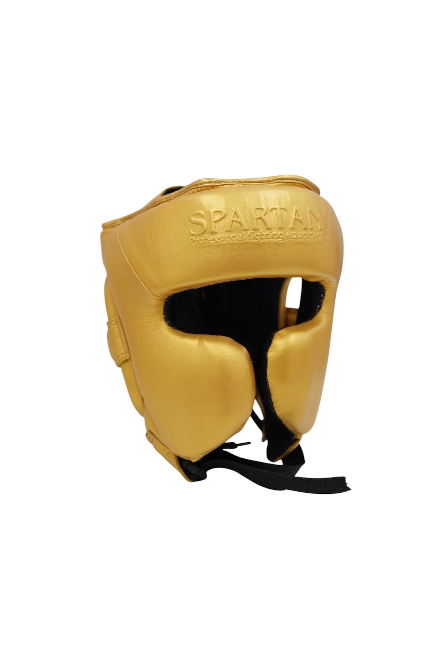 CASCO PROTECTOR DE MEJILLAS DORADO