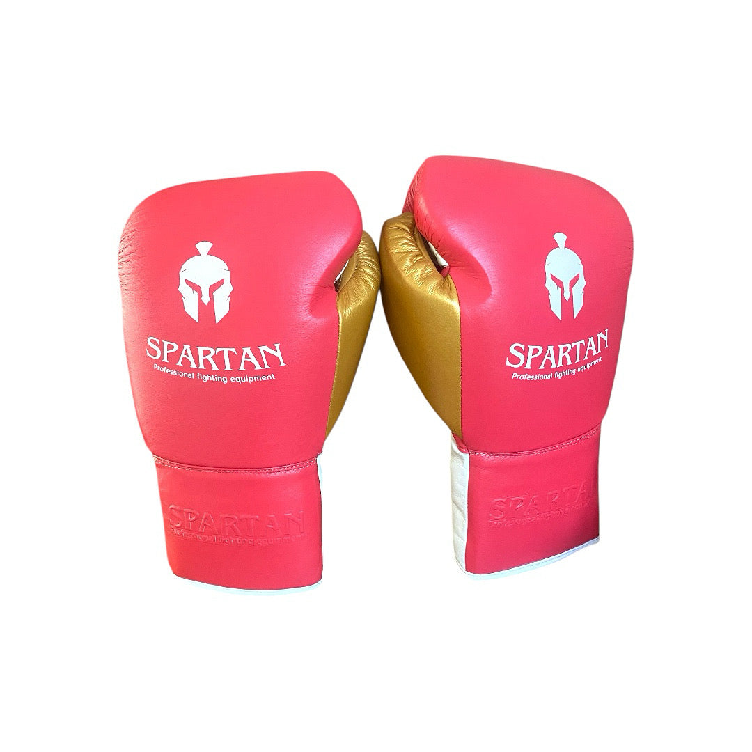 PINK VICTORY GLOVES - LACES